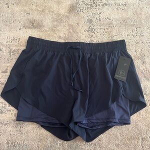 NWT 90degree by Reflex Dark Navy athletic shorts. Size 1x